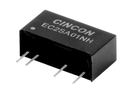 Cincon выпускает новый 2-ваттный нерегулируемый преобразователь постоянного тока постоянного тока 3 кВ серии EC2SANH